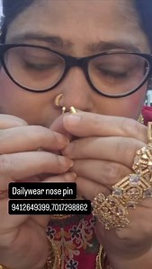 Dailywear nose pin booking no 9412649399,7017298863 | Preet Collection