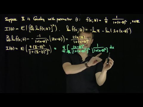 The Fisher Information for a Cauchy Distribution