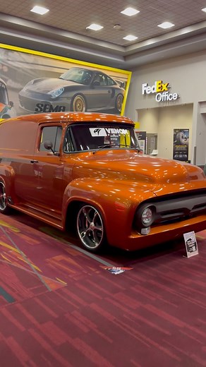 Ford F-100 Panel Truck at The 2025 SEMA Show #sickslammedtrucks #fblifestyle #sema | SICK Slammed Trucks