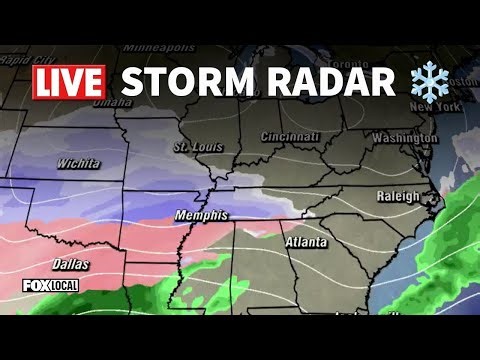 LIVE RADAR: Winter storm brings snow to East Coast