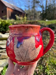 110K views · 537 reactions | How to glaze a maple leaf mug! 1....