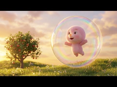 Toto Floats Into the Sky! 🌈🫧 | Magical Bubble Story for Kids
