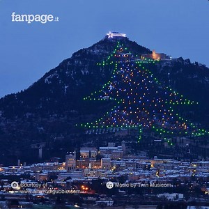 1.4M views · 45K reactions | L'albero di Natale più grande del mondo è italiano. Che meraviglia <3 | Fanpage.it | Facebook
