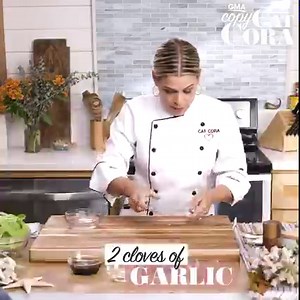 Make copycat Chicken Lettuce Wraps from PF Chang's with this healthy recipe by Cat Cora! https://gma.abc/3CXjVHA | Good Morning America