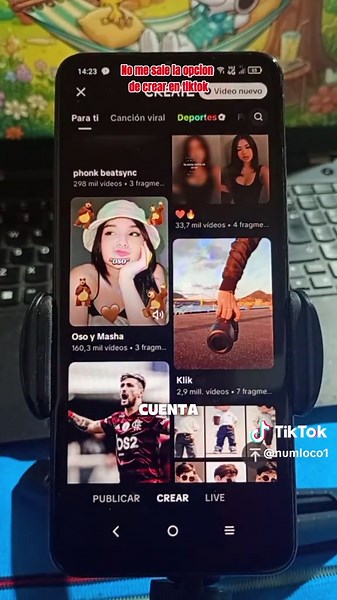 no me sale la opción de crear en TikTok: Soluciona este problema 📹➕ ¿No te aparece el botón