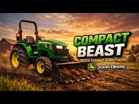John Deere 3032E – A Detailed Review of the Best Compact Tractor!