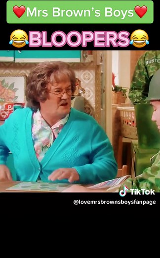 “-Hang on…are you saying…?”🍹😂🥰 Classic #mrsbrownsboys #blooper 🥰. #edit #mrsbrownsboyscomedy #tvseries #mrsbrowncomedy #lovemrsbrownsboysfanpage