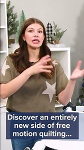 Geometric free motion quilting tutorial is up now! #quilt #quilting #quiltingtips #quiltingtutorial