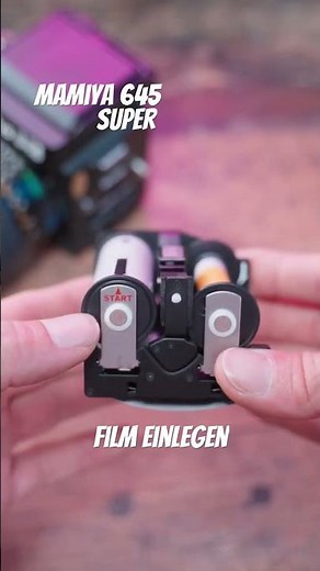 Film Einlegen bei einer Analogen Kamera 📸 Mamiya 645 Super #analogefotografie #art #howto