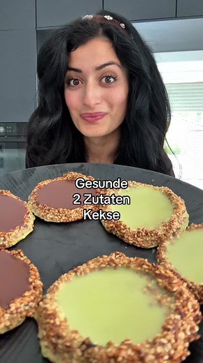 Rezept für gesunde Kekse mit Banane und Sesam