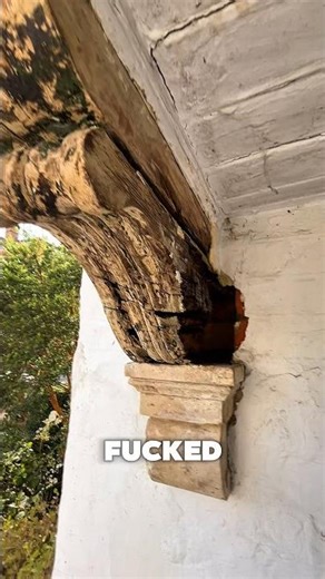 There’s always solutions to your problems. #oneminuterestoration #woodworking #corbel #periodhome