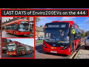 The LAST DAYS of Enviro200EVs on Route 444 (New GB Kites & Hydrogens) London Buses