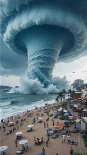 Terrifying Waterspout Destroys Seaside Resort | Caught on Camera!