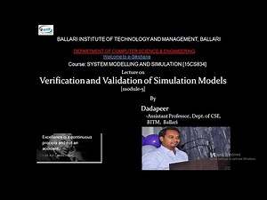 Verification and validation of Simulation Models