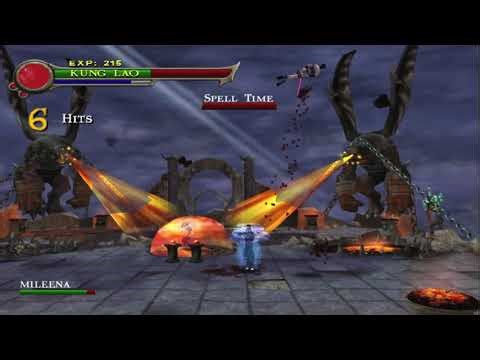 Kung Lao vs Kitana, Jade & Mileena Boss Fight | MK Shaolin Monks