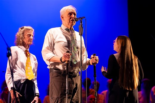 In Memory of Randy Bartlett (1945-2025) It is with extreme sadness that we announce the passing of Randy Bartlett, one of our dear singers. Randy joined Young@Heart in 2022 with his sister Marion VanArsdell. We learned immediately that he had a beautiful, rich baritone voice. Before we could work very long with Randy he was diagnosed with Guillain-Barré syndrome and spent seven excruciating months in the hospital. We were fearful that he was never going to get out of there, let alone sing with u