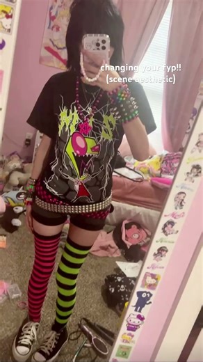 scene aesthetic!! #scene #sceneaesthetic #changingyourfyp