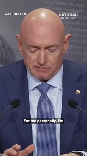 Senator Mark Kelly (D-Az.) said he will attend President Donald Trump’s State of the Union following the dropped prosecution against Kelly and five other Democrats. Read more by clicking the link in the comments. #trump #sotu #markkelly #news | The National Desk - TND