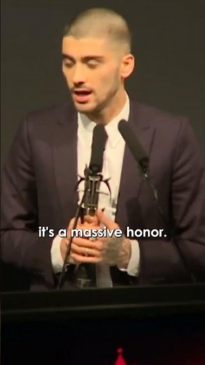 Throwback to Zayn thanking his One Direction bandmates in 2015 🥹