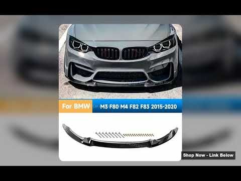 CS StyleFront Bumper Lip Splitter Diffuser Spoiler for BMW M3 F80 M4 F82 F83 2015-2020 Car Accessory