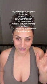When the platysma becomes overactive, tight, or shortened (often due to habitual facial tension,