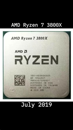 AMD Ryzen 3000 Series Zen 2 2019-2020 #cpu #amd #ryzen #ryzen3000 #zen2