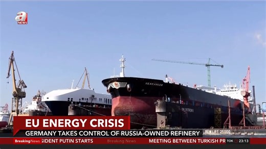 20 reactions | The German subsidiary of Russian oil giant Rosneft was placed under trusteeship on Friday, giving Germany's federal regulator control of the PCK refinery in Schwedt, a key source of fuel for the country. | A News | Facebook