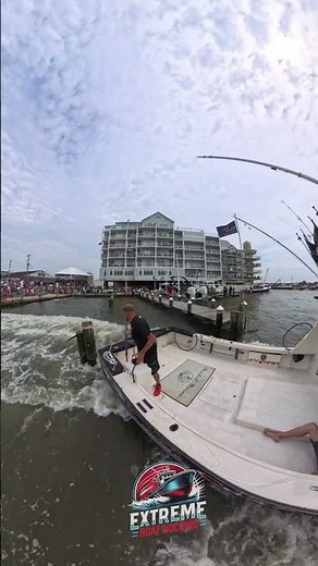 This Captain almost misses the dock!