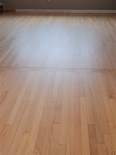 wood flooring refinishing water-based finishing natural #hardwoodfloorrefinishing