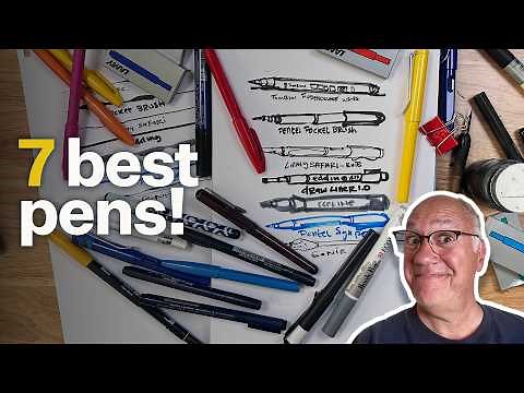 The 7 Best Pens for Artists and Sketchbooks