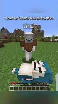 playing minecraft at 13am #minecraft #minecraftshorts #shorts