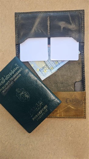 Crazy Horse Leather Passport Holder – 8 Cards & Cash - Etsy Australia