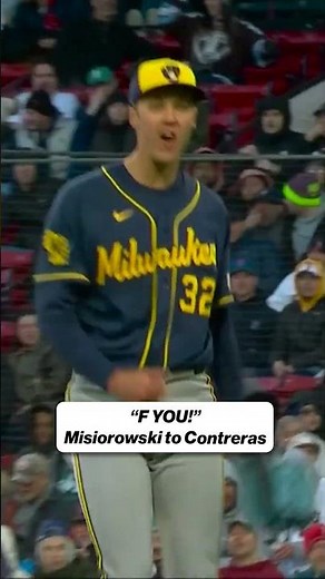 Clearly the Brewers are still upset by Wilson Contreras's actions from last night 😬 #baseball