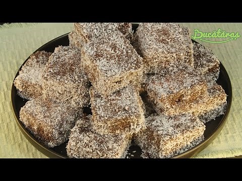 PRAJITURA TAVALITA cu nuca de cocos - Reteta incredibila cu sos de ciocolata🤤