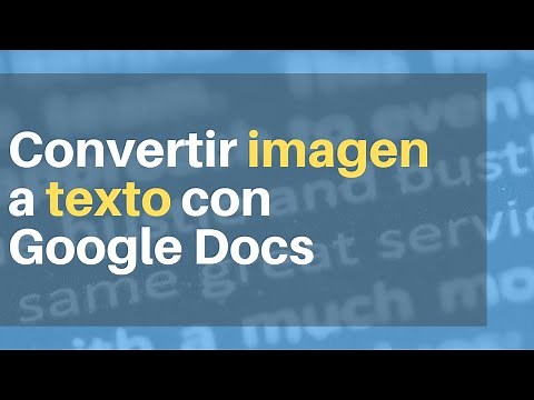 Convertir imagen a texto Google Docs