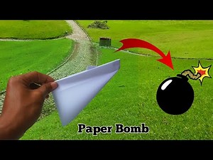 Paper Bomb | How to Make a Bomb Paper | Origami Bomb | Origami Easy | Origami Tutorial