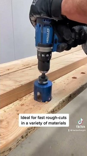 HERCULES Multi-Material Carbide Hole Saw Bits | Harbor Freight #shorts