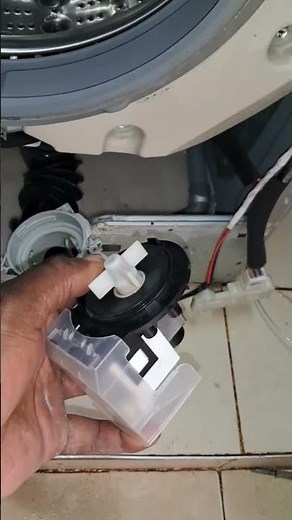 lg washer drain pump not working