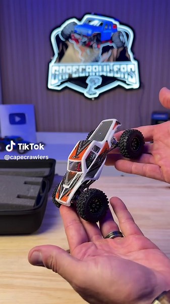 Check out the new furitek Krawl 30! Comp ready out of the bag. 21° angled skid, new tri unity motor combo, titanium chassis. What I really like is the slider option that’s available. For $110 less, you get this same set up less wheels/tires, electronics, and painted body. To me that’s the way to go. But the ARTR is pretty sweet if you just want to open it up, throw in a battery and drive. #furitek #scx30 #rc #rccrawler #rccarsoftiktok