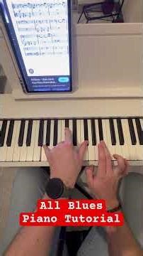 All Blues Piano Tutorial #piano #pianolessons #pianotutorial #jazz #blues #music