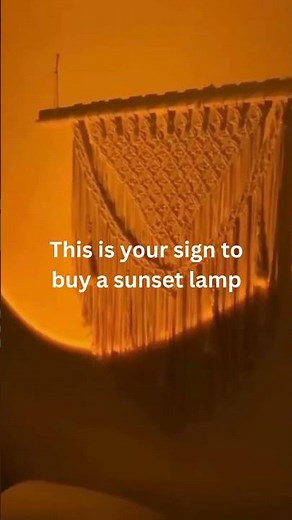 This Aesthetic Sunset Lamp Has 11:11 Energy ✨🌅 | Amazon Find