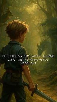 Beware the Jabberwock! Lewis Carroll's nonsense poem turned into song. #jabberwocky #lewiscarroll