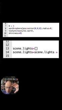 VPython: Modeling the Earth with a Shadow