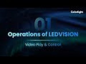 Colorlight LEDVision EP01 Operations of LEDvision