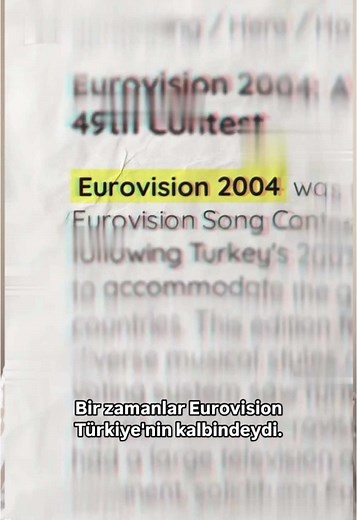 2004 Eurovision Türkiye: Bir Gelenek ve Hatıralar