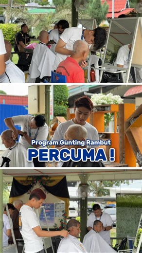 Hillmen Hair Academy on Instagram: "Program CSR I Batch ke-6 : Hari Pertama! Lokasi : Rumah Seri Kenangan, Cheng . #hillmenhairacademy #kelasguntingrambut #melaka"