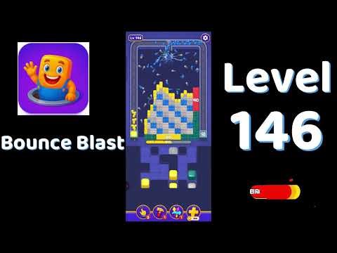 Bounce Blast Level 146 Walkthrough 🎮💥 | Tricky Ball Puzzle Solution | Go Answer