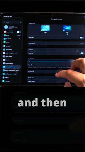 Reduce Liquid Glass Transparency in iPadOS 26.1 Clear vs Tinted Part 1