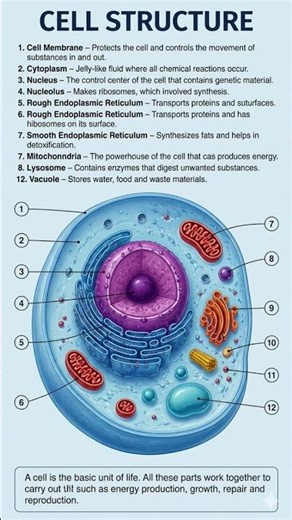 #Cell structure,# animal cell, #nucleus, #mitochondria,# cell organelles, #science education,