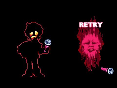 Senpai New Game Over Screen (Friday Night Funkin')